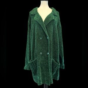 Elegant Green Women's Cardigan